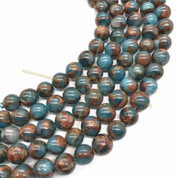 Quartz Mosaic Turquoise natural gemstone 8mm