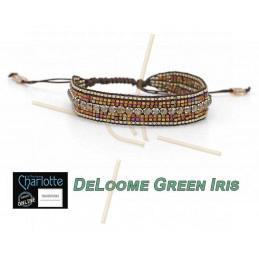 Kit armband DeLoome Green Iris