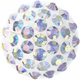 Cabochon Pavé Swarovski 12mm Crystal AB 86601