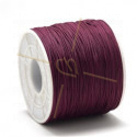 Macramé touw 0.5mm polyester dark red