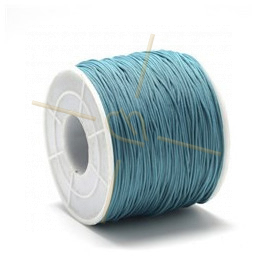 Macramé cord 0.5mm polyester Turquoise
