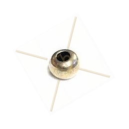 boule metal embout 5*3mm inter. 2mm