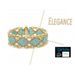 Kit Bracelet Elegance Turqoise Gold