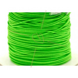 Elastic cord for hygienic masks 1.3mm Green Fluo