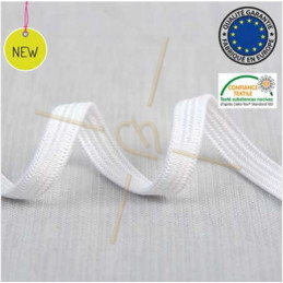 Elastic ribbon for hygienic masks 3mm White