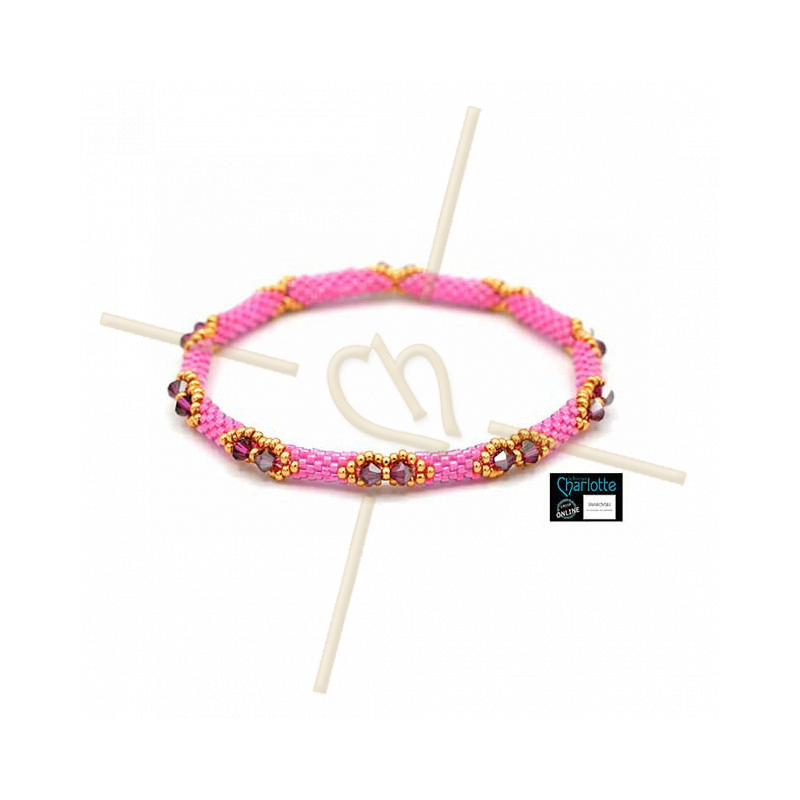 Bangle Bracelet Pink Taffy