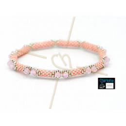 Kit Bangle Bracelet LumiPastel Pink Luster