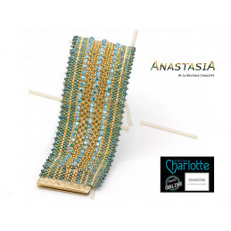 Kit Bracelet Anastasia Vert Doré