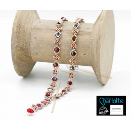 kit Necklace Julia Red Silver