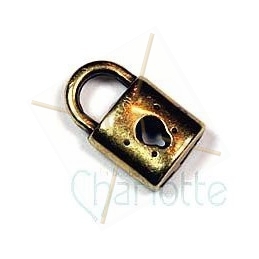 pendentif "lock" 10mm