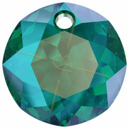 Swarovski pendant 6430 8mm Emerald Shimmer