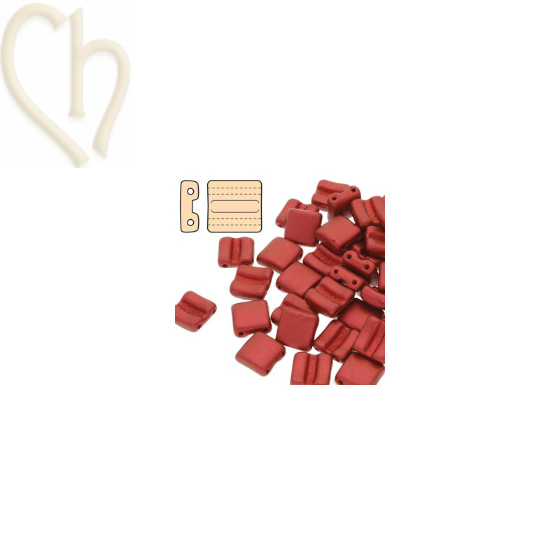 Fixer Bead Trous Horizontale Lava Red