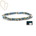 Kit Bangle Bracelet Blue Blue Shiner