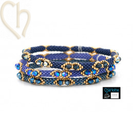 Kit Bangle armband Blue Shiner