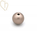 Aluminium anodized round bead 12mm Champagne