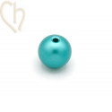 Aluminium anodized round bead 12mm Turquoise