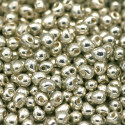 Drop gouttes perles Miyuki 3,4mm - DP-1051 Galvanized Silver