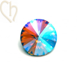 Rivoli 16mm 1122 Aurora Crystal - Light Peach Shimmer