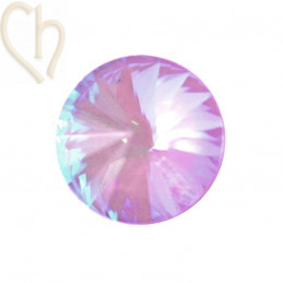 Rivoli 08mm 1122 Aurora Crystal - Lilac Delite