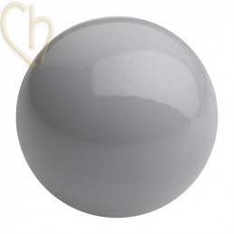 Preciosa 4mm Ceramic Grey Round Nacré Pearl Maxima