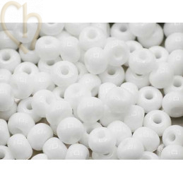 Seedbeads 4/0 White