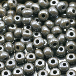 Seedbeads 4/0 Grey Taupe