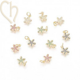 Charms Gold Plated flower...
