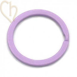 Double ring steel 28mm for keyholder Lila