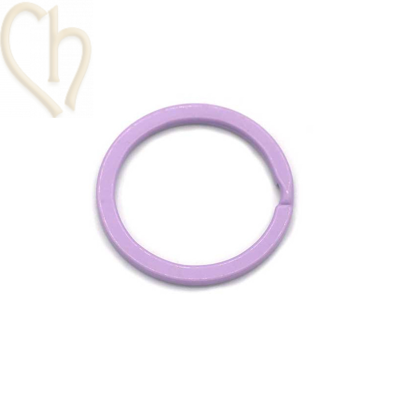 Double ring steel 28mm for keyholder Lila