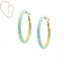 Kit DIY hoop earrings...