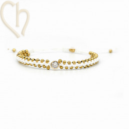 Macramé Bijoux Kit de Fabrication Bracelet Enveloppant & Cristal Perles