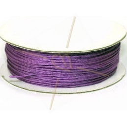 macramé cordon 0.5mm violet