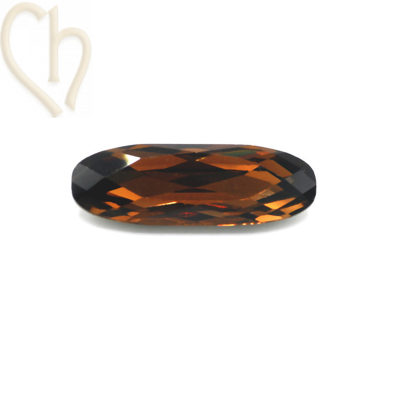 Charl'stone Crystal 4161 fancy stone 21*7mm Smoked Topaz