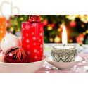 Candle cover with Cristal...