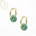 Earrings Gold Plated with...