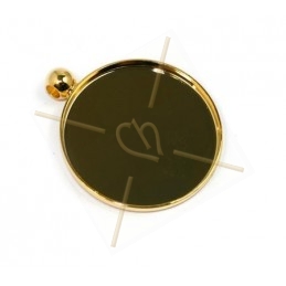 pendant for cabochon 24mm gold