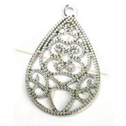 pendentif goutte filigran 17*11 mm