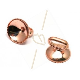 holder for ss39 1122 for leather 5mm rose gold