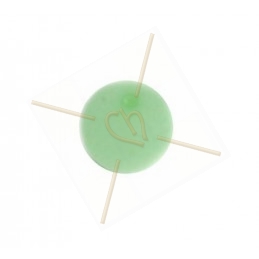 Polaris boule ronde 12mm pastel vert matte