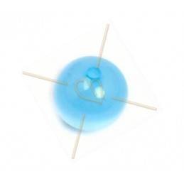 Polaris Round ball 12mm Licht Bleu