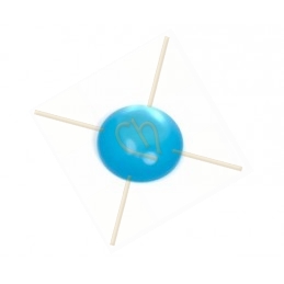Polaris Cabochon 12mm Lichtblauw