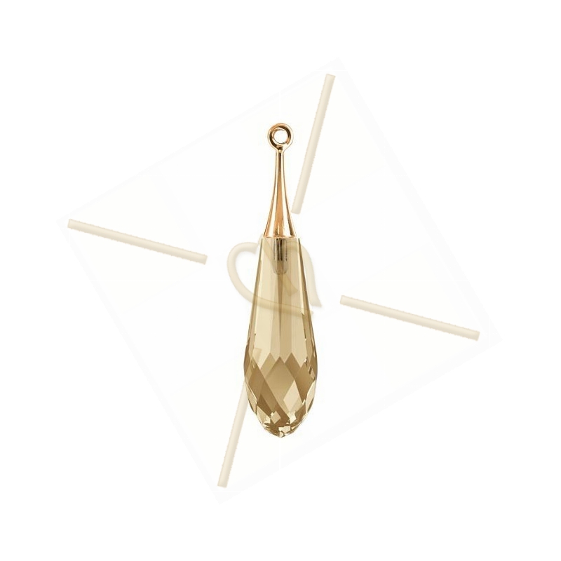 Pendant Swarovski Pure Drop 31.5mm Golden Shadow