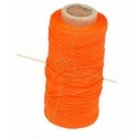 cordon polyester 0.5mm orange fluo