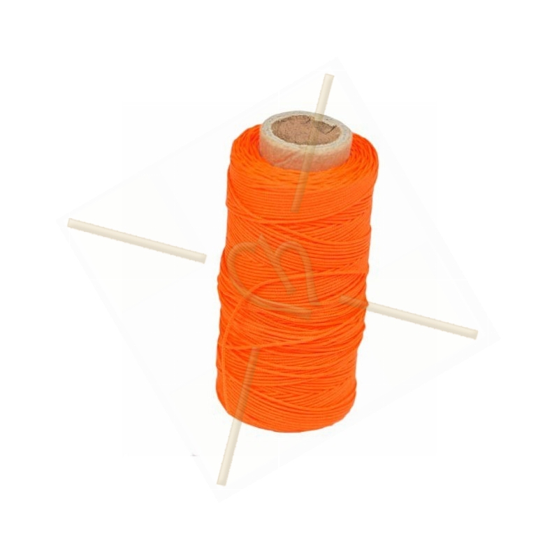 Polyester cord 0.5mm orange fluo