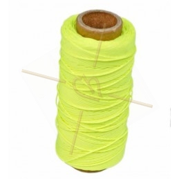cordon polyester 0.5mm jaune fluo