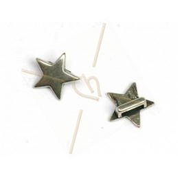 leather spacer "star" for 5mm