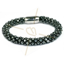 armband Feria jet hematite