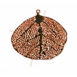 pendentif fill. feuille 25mm