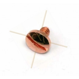 screw 6mm for element for leather