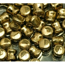 Pellet beads 4*6mm bronze clair